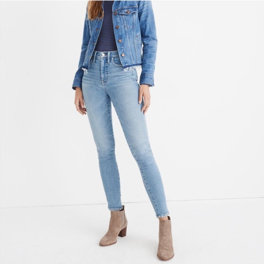 MADEWELL 10 inch High Rise Skinny Jean Pant 24
